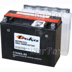 Мото аккумулятор Deka CTX24HL-BS, 21 А/ч (CTX18L-BS, C50N18L-A)