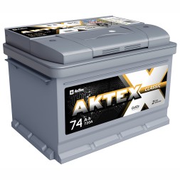 Аккумулятор автомобильный АКТЕХ CLASSIC 74 Ач 720A (низкий)