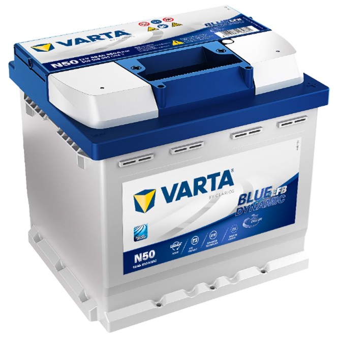 Аккумулятор автомобильный VARTA Blue Dynamic EFB N50 50Ah (550 500 055)