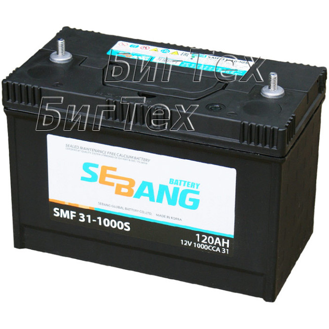 Аккумулятор SEBANG SMF 31-1000S 120 Ач (клемма резьба)