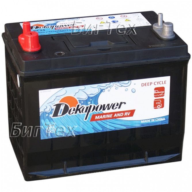Аккумулятор лодочный DekaPower DC24, 90 Ач (тяговый)