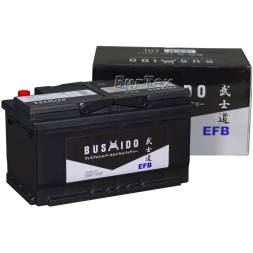 Аккумулятор автомобильный BUSHIDO EFB LB4 80Ач 790A о.п