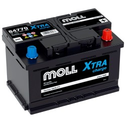 Аккумулятор автомобильный MOLL XTRA charge LBN3 70Ah (84770)