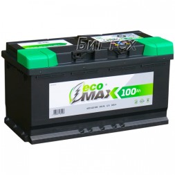 Аккумулятор автомобильный ECOMAX 100 Ач