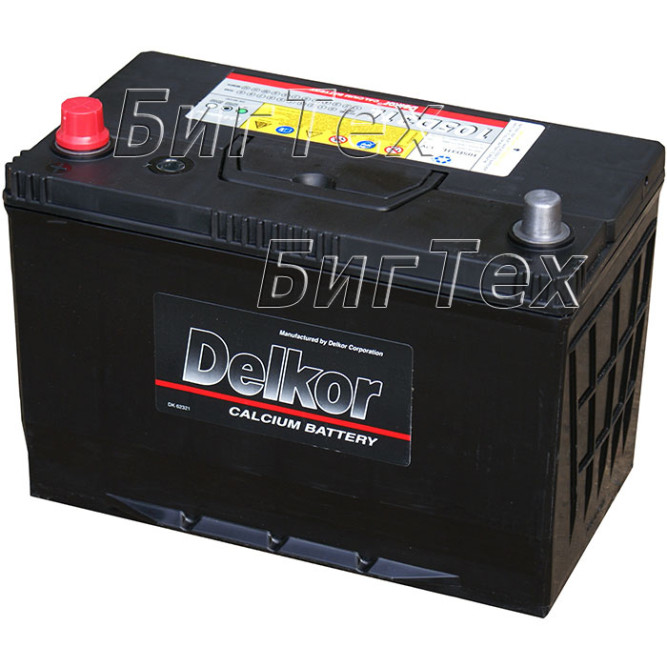 Аккумулятор автомобильный Delkor 115D31R 100 Ач