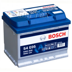 Аккумулятор автомобильный BOSCH EFB S4E 05 60 Ач Аккумулятор автомобильный BOSCH EFB S4E 05 60 Ач