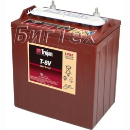 Аккумулятор тяговый Trojan T-8V, 160 А/ч (8 Вольт)