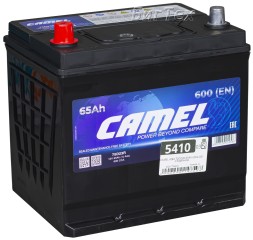 Аккумулятор автомобильный CAMEL ASIA 75D23R 65Ah 600A B01 с бортиком