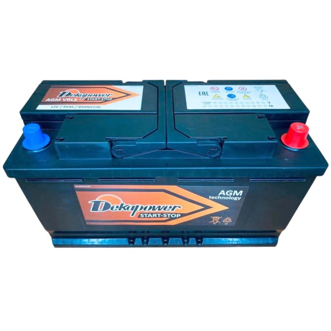 Аккумулятор автомобильный DEKAPOWER VRL5 AGM 95Ah 850А