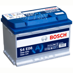 Аккумулятор автомобильный BOSCH EFB S4E 08 70 Ач Аккумулятор автомобильный BOSCH EFB S4E 08 70 Ач