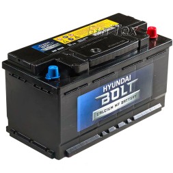 Аккумулятор автомобильный HYUNDAI Bolt SMF60038 100Ач 860А обр. пол.