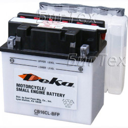 Мото аккумулятор Deka CB16CL-B, 19 А/ч