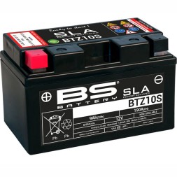 Мото аккумулятор BS BTZ10S SLA 9Ah (YTZ10S)