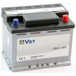 Аккумулятор автомобильный VST Стандарт L2-1 60 Ач 540A Аккумулятор автомобильный VST Стандарт L2-1 60 Ач 540A