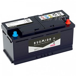 Аккумулятор автомобильный BUSHIDO AGM Start Stop L6, 110Ah 1000A