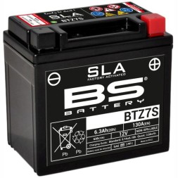 Мото аккумулятор BS BTZ7S SLA 6.3Ah (YTZ7S)