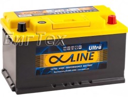 Аккумулятор автомобильный AlphaLINE ULTRA 90 Ач 800А, о/п (59000) Аккумулятор автомобильный AlphaLINE ULTRA 90 Ач 800А, о/п (59000)