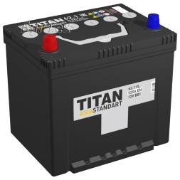 Аккумулятор автомобильный TITAN ASIA STANDART D23R 62 Ач 520A 