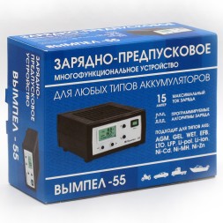 Зарядное устройство Вымпел 55 (6-12В, 0.5-15А, 1-450Ач)