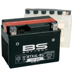 Мото аккумулятор BS BTX4L-BS 3 Ач (YT4XL-BS)