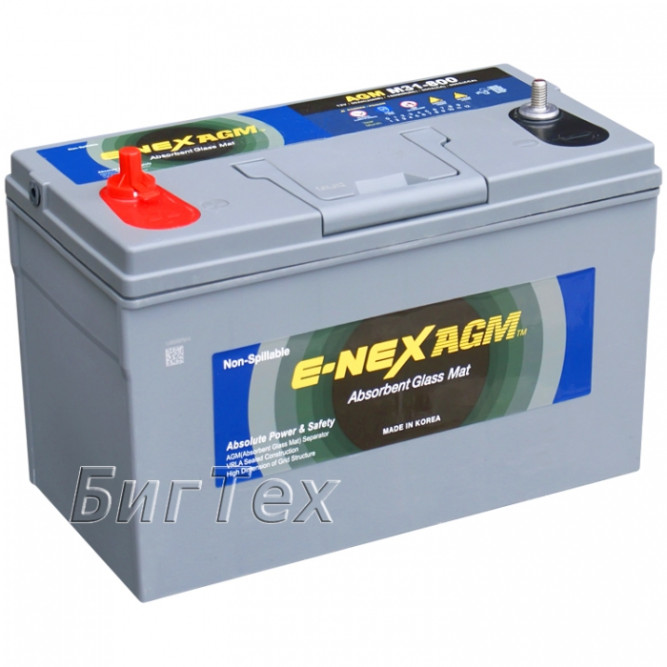 Аккумулятор лодочный Atlas E-NEX AGM M31-800 95 Ач