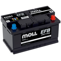 Аккумулятор автомобильный MOLL EFB LN4 Start-Stop 84Ah (82084)