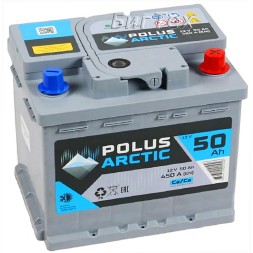 Аккумулятор автомобильный POLUS ARCTIC L1B 50Ач 450А обр.пол. Аккумулятор автомобильный POLUS ARCTIC L1B 50Ач 450А обр.пол.