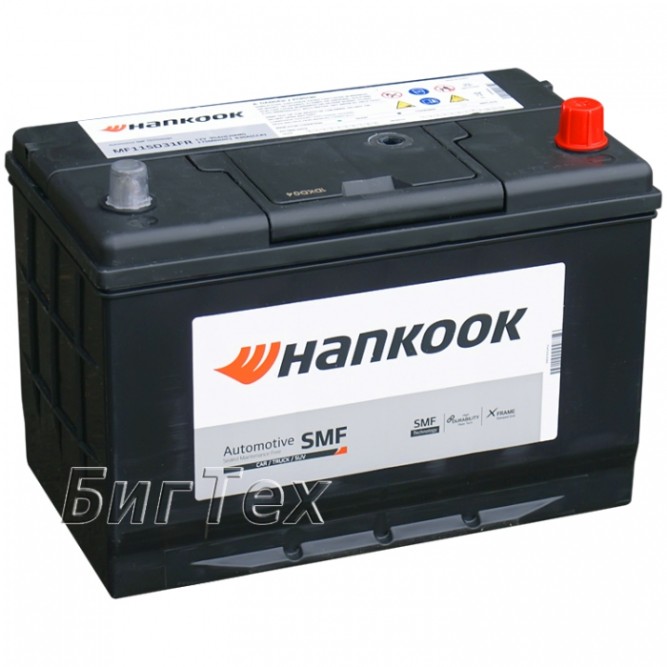 Аккумулятор автомобильный HANKOOK MF118D31FL 100Ah