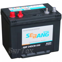 Аккумулятор лодочный SEBANG SMF 24DCM-550, 82 Ач