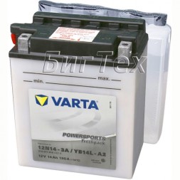 Мото аккумулятор Varta Powersports Freshpack YB14L-A2, 14 Ач (12N14-3A)