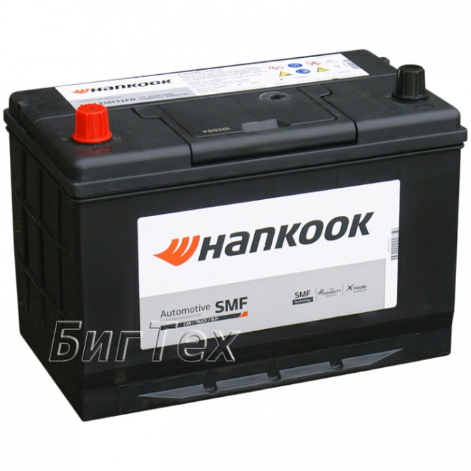 Аккумулятор автомобильный HANKOOK MF118D31FR 100 Ач