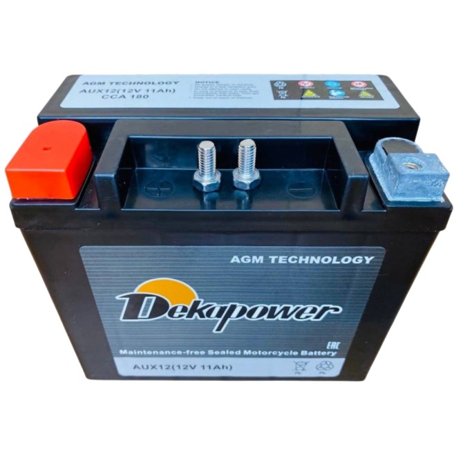 Аккумулятор резервный вспомогательный DEKAPOWER AUX12 11Ач, 180А п/п