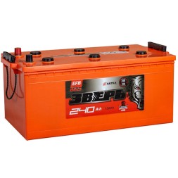 Аккумулятор Зверь EFB 240Ah 1500A Euro (518х274х237)