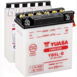 Мото аккумулятор YUASA YB5L-B 5 Ач (12N5-3B)