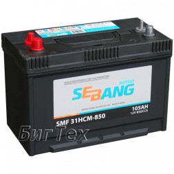 Аккумулятор лодочный SEBANG SMF 31HCM-850, 105 Ач