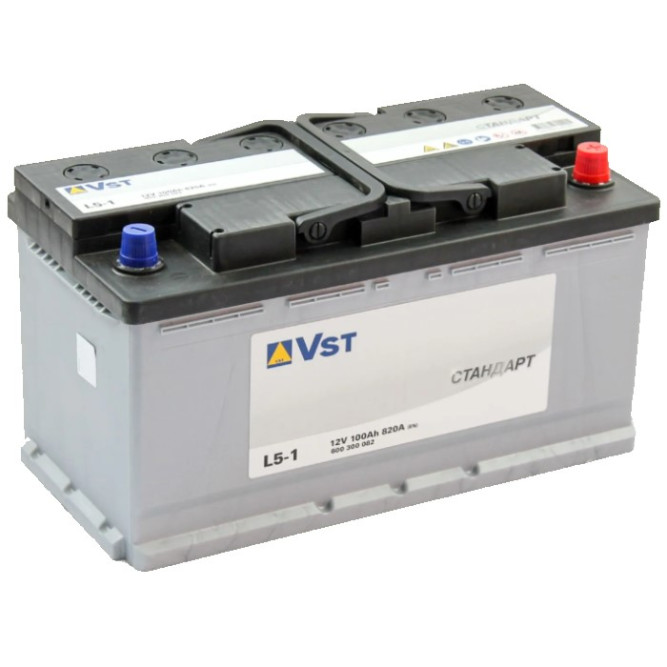 Аккумулятор автомобильный VST Стандарт L5-1, 100 Ач 820A