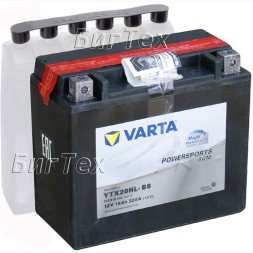 Мото аккумулятор VARTA Powersports AGM YTX20HL-BS 18 Ач Мото аккумулятор VARTA Powersports AGM YTX20HL-BS 18 Ач