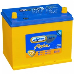 Аккумулятор автомобильный Аком+EFB Asia 75 Ah Аккумулятор автомобильный Аком+EFB Asia 75 Ah