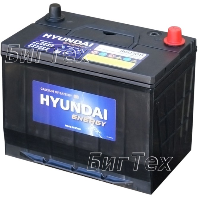 Аккумулятор автомобильный HYUNDAI Energy 90D26R 80 Ач
