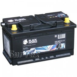 Аккумулятор автомобильный BLACK HORSE 80 Ач 720А (низкий)