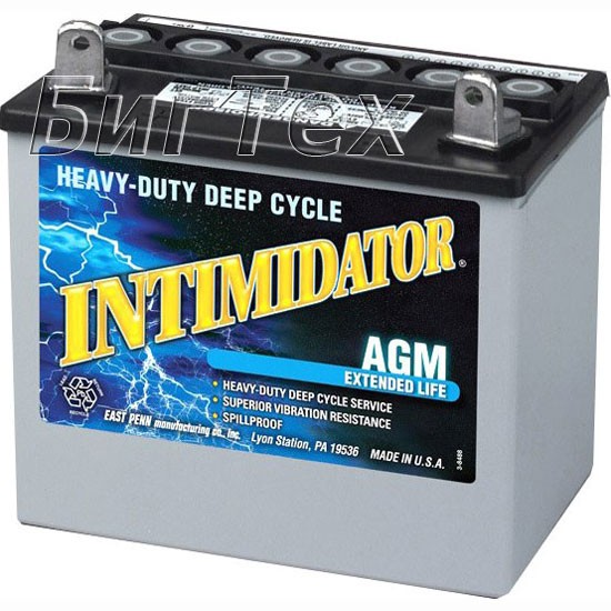 Аккумулятор тяговый Deka 8AU1 Deep Cycle AGM Intimidator 32 Ач