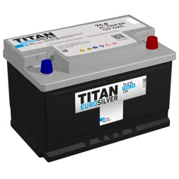 Аккумулятор автомобильный Titan Euro Silver 74 Ач 700А (низкий)