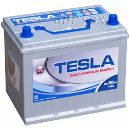Аккумулятор автомобильный TESLA ASIAN 80 Ач Аккумулятор автомобильный TESLA ASIAN 80 Ач