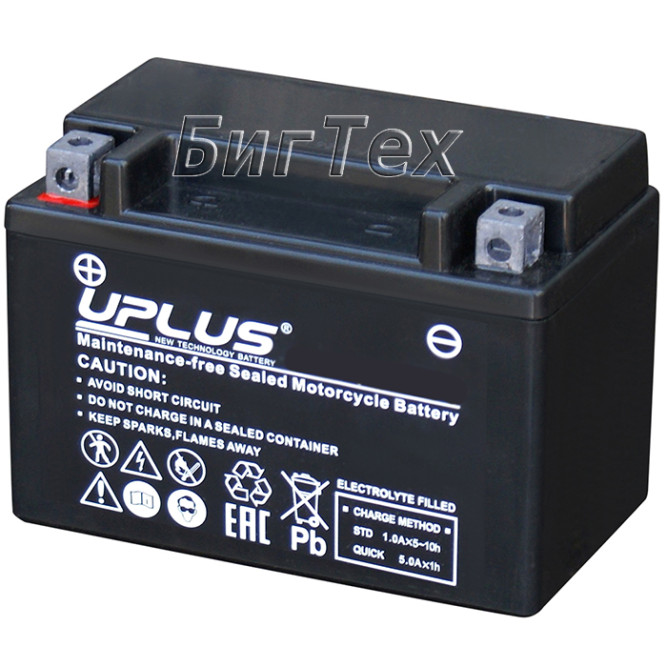 Мото аккумулятор Uplus EBZ14-4 AGM 11.2 Ач (YTZ14S)