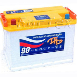 Аккумулятор автомобильный 6СТ-90 "Подольск", 90 А/ч Аккумулятор автомобильный 6СТ-90 "Подольск", 90 А/ч