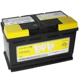 Аккумулятор автомобильный Topla EFB Stop Go L4, 80 Ач Аккумулятор автомобильный Topla EFB Stop Go L4, 80 Ач