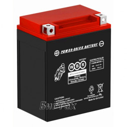 Мото аккумулятор WBR SMT12-14-A AGM YTX14AH-BS 14 Ач 210А