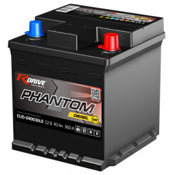 Аккумулятор автомобильный RDrive PHANTOM DIESEL MF EUD-040036L0 40Ah
