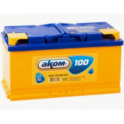 Аккумулятор автомобильный Аком 100 Ач