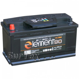 Аккумулятор автомобильный Smart Element 90 Ач (6ст-90)